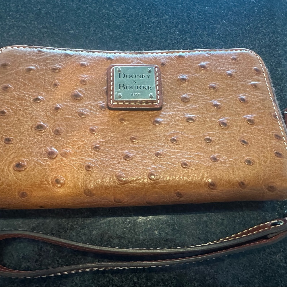 Dooney & Bourke Ostrich Wristlet